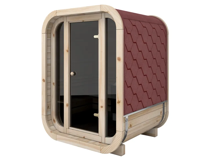 Mini sauna - model 3D na białym tle